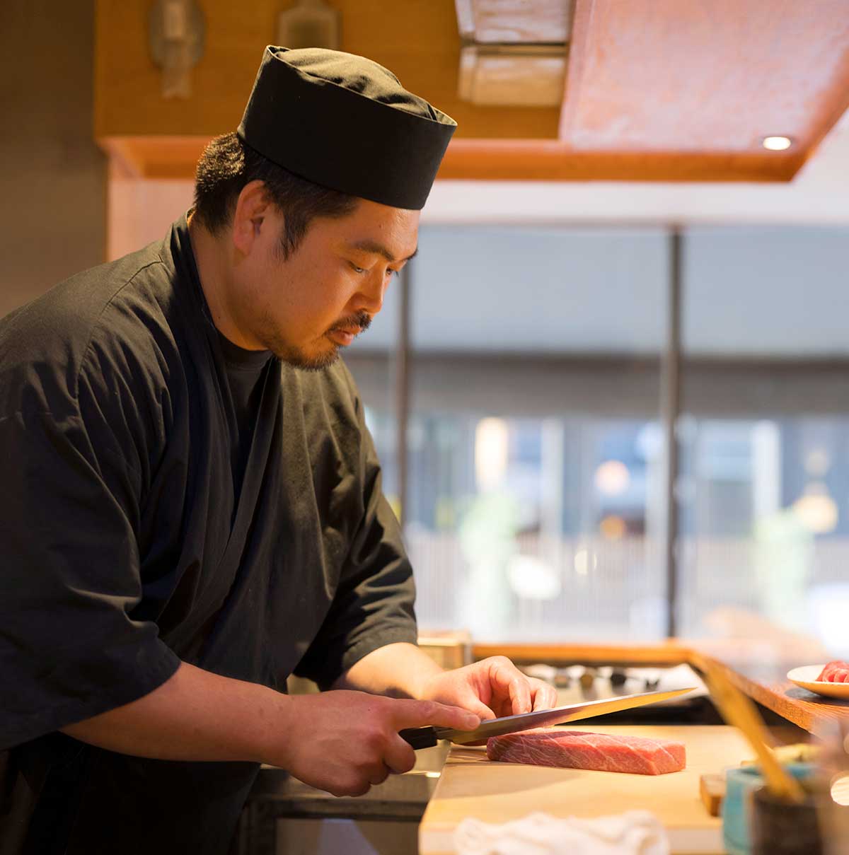 sushi chef at sushi kyu london